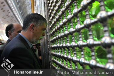 تجدید میثاق وزیر ارشاد و  هنرمندان با آرمانهای بنیان گذار جمهوری اسلامی