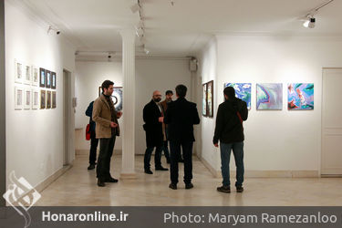 نمایشگاه نقاشی علی حدادی در گالری خط سفید 