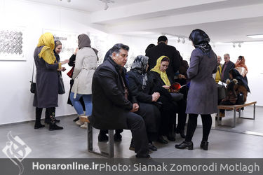 نمایشگاه نقاشی‌خط کیارش یعقوبی درگالری مژده