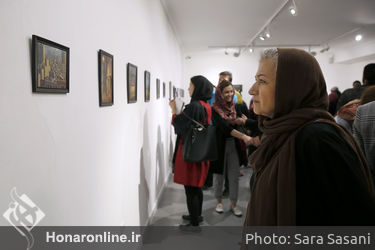 افتتاحیه‌ی نمایشگاه نقاشی‌های ثمیلا امیرابراهیمی در گالری هور