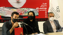 Press conference of an exhibition reviewing the works of Mehdi Sahabi at TMOCA
