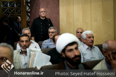 مراسم یادبود "عزت الله انتظامی" در مسجد جامع شهرک غرب