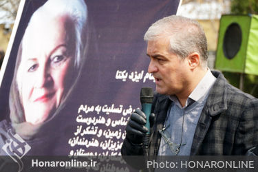 تشییع پیکر ملکه رنجبر بازیگر باسابقه تئاتر، سینما و تلویزیون در بهشت زهرا