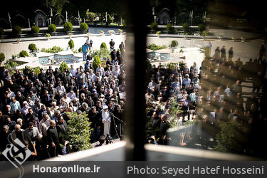 مراسم تشییع پیکر "حسین عرفانی" دوبلور پیشکسوت