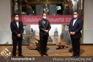 افتتاحیه یازدهمین دوسالانه ملی سرامیک ایران در فرهنگسرای نیاوران