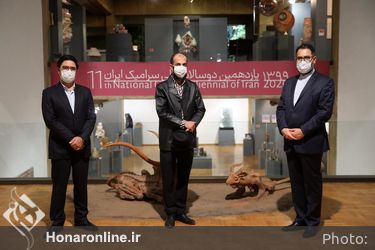 افتتاحیه یازدهمین دوسالانه ملی سرامیک ایران در فرهنگسرای نیاوران