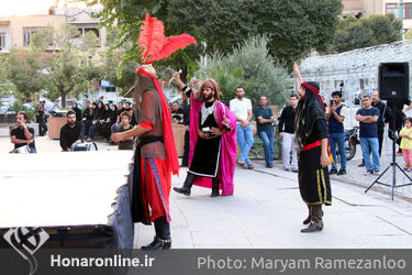 هشتمین شب از تعزیه خوانی در تئاتر شهر