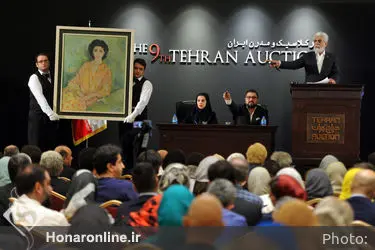 نهمین حراج تهران "هنر کلاسیک و مدرن ایران " /2