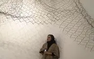 تصویری انتزاعی از آلودگی هوای تهران / روایت طناز مدبر از نمایشگاه 