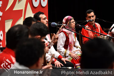 گروه موسیقی فولکلور ژیار در سی و پنجمین جشنواره موسیقی فجر