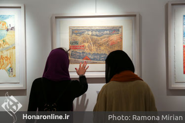 افتتاحیه‌ی نمایشگاه آثار شهاب طایفه مهاجر در گالری آتبین