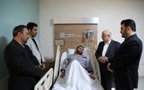 عیادت علی مرادخانی از غلامرضا صنعتگر 
