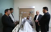 عیادت علی مرادخانی از غلامرضا صنعتگر 