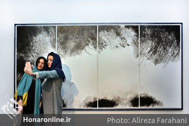 نمایشگاه نقاشی‌های آب‌مرکب پری‌یوش گنجی در گالری ایرانشهر