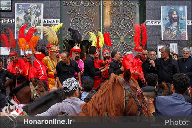 مراسم تعزیه سنتی شهرستان ضیابر استان گیلان