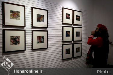 افتتاحیه نمایشگاه حمید جبلی در گالری آتبین