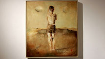 Painting Exhibition by Davoud Zandian Opens in Iranshahr Gallery