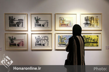 نمایشگاه آثار بیژن صفاری با همکاری هنرمندان معاصر در  گالری وی