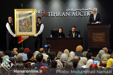 نهمین حراج تهران "هنر کلاسیک و مدرن ایران " /2
