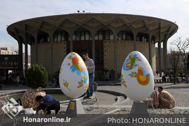  رنگ آمیزی تخم مرغ های نوروزی