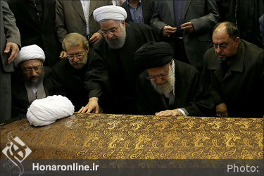 مراسم تشییع پیکر آیت الله هاشمی رفسنجانی  در دانشگاه تهران