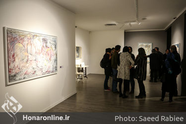 نمایشگاه نقاشی ناصر پلنگی و لباس بهنود جواهرپور در گالری آریانا 