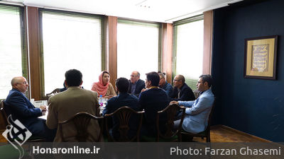 جلسه هیات الجزایری با معاونت هنری وزارت ارشاد