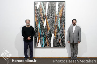 بازدید سید مجتبی حسینی از نمایشگاه بهمن پناهی