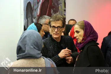 افتتاحیه نمایشگاه آثار رامتین زاد در گالری اعتماد