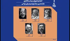 اعضای شورای سیاست گذاری هفدهمین جشنواره موسیقی نواحی انتخاب شدند