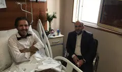 عیادت مدیر عامل صندوق اعتباری هنر از ابوالفضل پورعرب