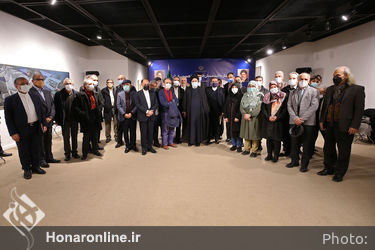 دیدار آیت‌الله سیدابراهیم رئیسی با جمعی از هنرمندان هنرهای تجسمی