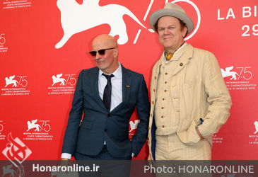 06 Jacques Audiard and John C. Reilly attend _The Sisters Brothers_ photocall during the 75th Venice Film Festival