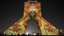 Flight of Light and Pen over the Azadi Tower