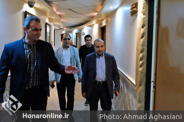 بازدید حسین انتظامی از تئاترشهر 