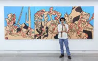 بوم نقاشی به مثابه صحنه تئاتر / روایت تاها حامد از نمایشگاه 