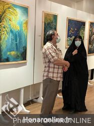 نمایشگاه آثار نقاشی زهرا محمدی با عنوان «راز در عمق» در گالری زرنا