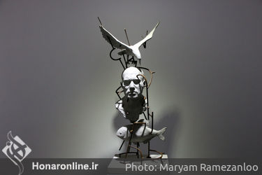 نمایشگاه مجسمه‌های حسین آزادی در گالری اعتماد
