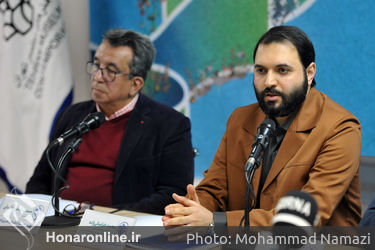 محمد خراسانی‌زاده مدیرکل هنرهای تجسمی در نشست خبری جشنواره تجسمی فجر 