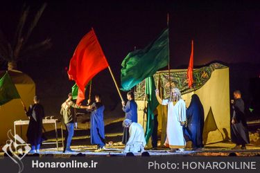 اجرای نمایش بزرگ میدانی محشر در شیراز
