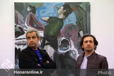 افتتاحیه نمایشگاه آثار رامتین زاد در گالری اعتماد
