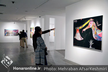 نمایشگاه انفرادی نقاشی‌های مسعود کیمیایی در گالری آریانا