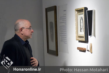 بازدید علی مراد خانی از نمایشگاه آثارجشنواره هنر های تجسمی درفرهنگسرای نیاوران