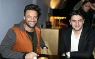 بنیامین بهادری و همسرش در اکران 