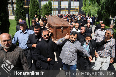 مراسم تشییع پیکر زنده یاد پرویز بهرام