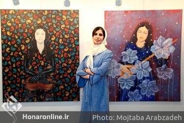 نمایشگاه آثار مریم درویش در گالری گلستان