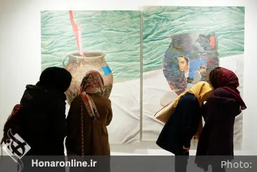 افتتاحیه ی نمایشگاه نقاشی عیسی جباری ممقانی در گالری ساربان