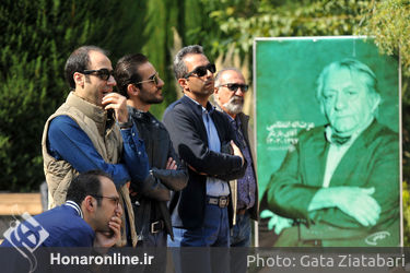 تشییع پیکر رضا امیر یاراحمدی در خانه هنرمندان