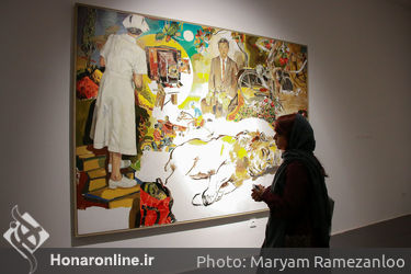 نمایشگاه نقاشی داوود زندیان در گالری ایرانشهر