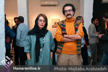 نمایشگاه نقاشی های مریم آیین و عباس شهسوار در گالری طراحان آزاد 